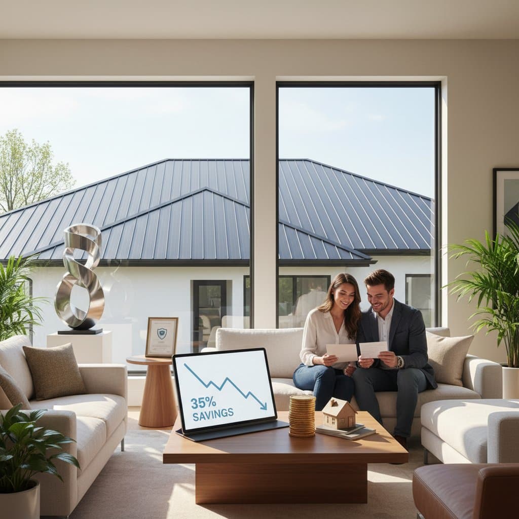 Image for Metal Roofs Cut Home Insurance Costs by 35%