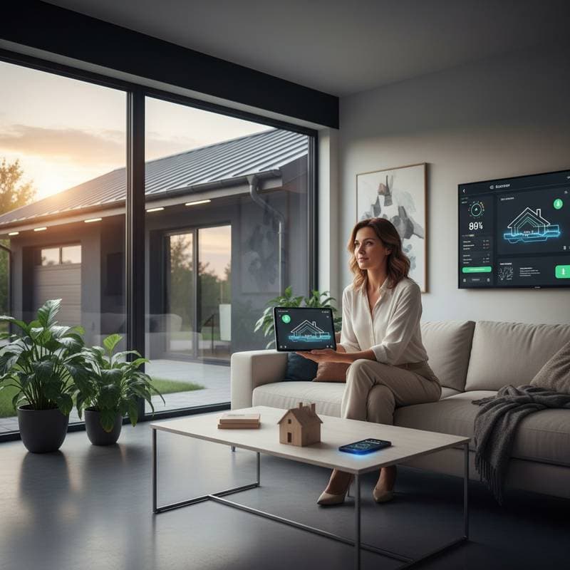 Image for Smart Gutters Text You Before Overflow Hits Home