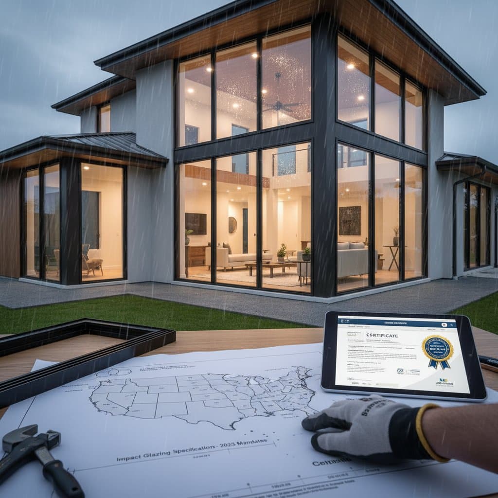 Image for New 2025 Codes Require Impact Windows in 12 States