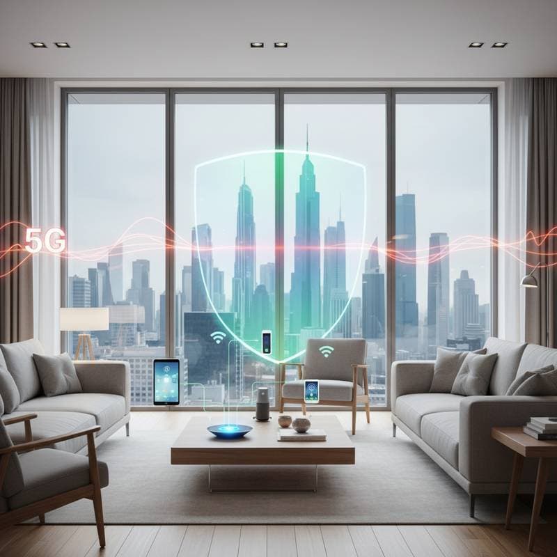 Featured image for Impact Windows Block 5G Interference in Smart Homes