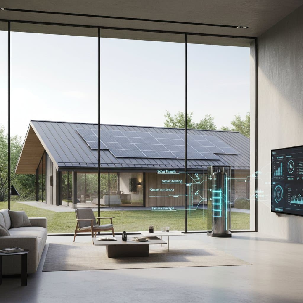 Image for Solar Metal Roofs Turn Homes Into Power Sources