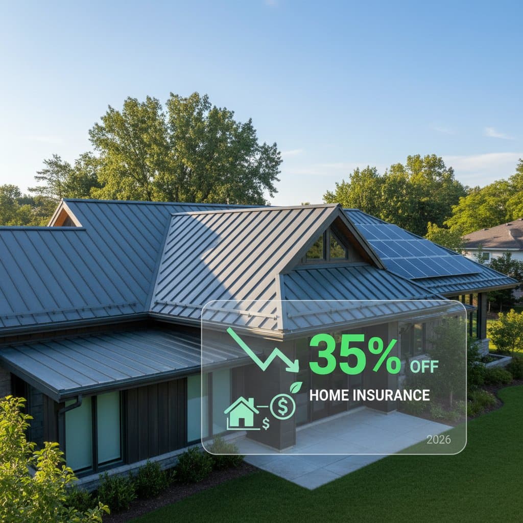 Image for Recycled Metal Roofs Cut Insurance Bills by 35%