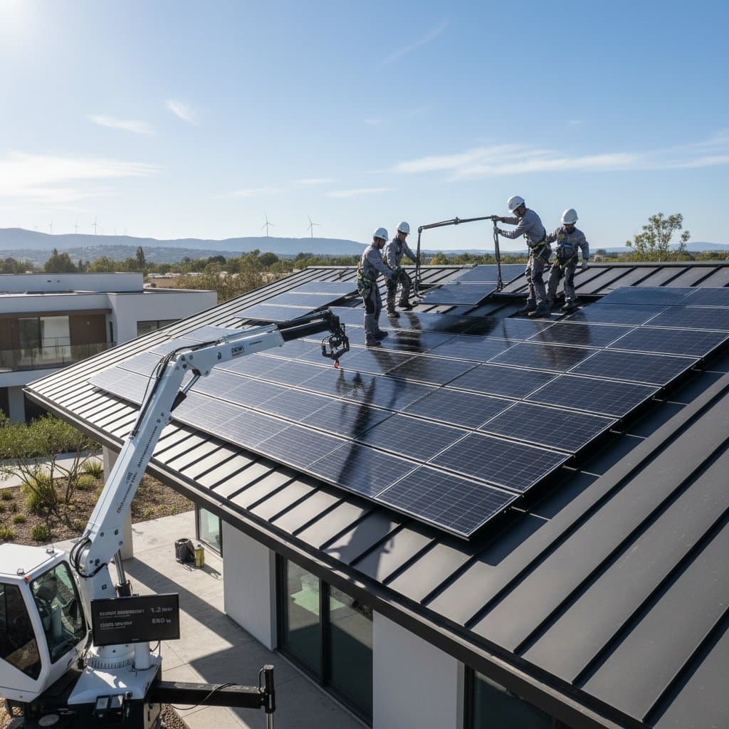 Featured image for Hybrid Metal Roofs Cut Energy Bills with Built-In Solar