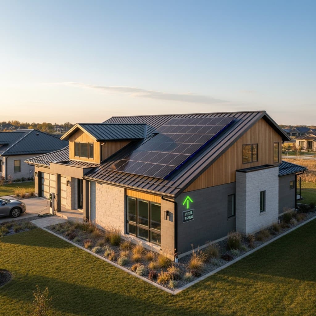 Image for Solar Metal Roofs Generate $200 Monthly Income