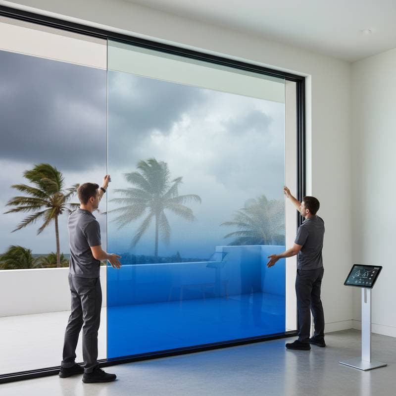 Smart Glass Cuts Cooling Costs and Adds Storm Safety
