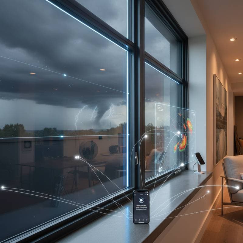 Image for Smart Impact Windows Now Send Storm Alerts to Your Phone
