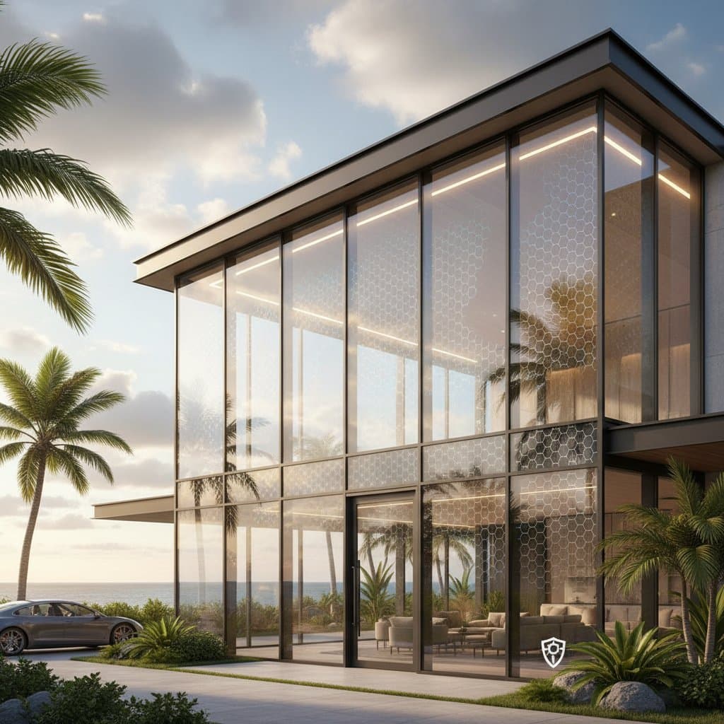 Image for Transparent Impact Windows Generate Solar Power by 2026