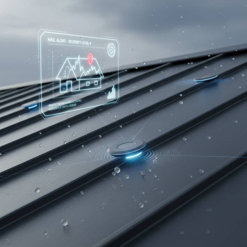 Featured image for Metal Roof Sensors Detect Hail Before It Causes Damage