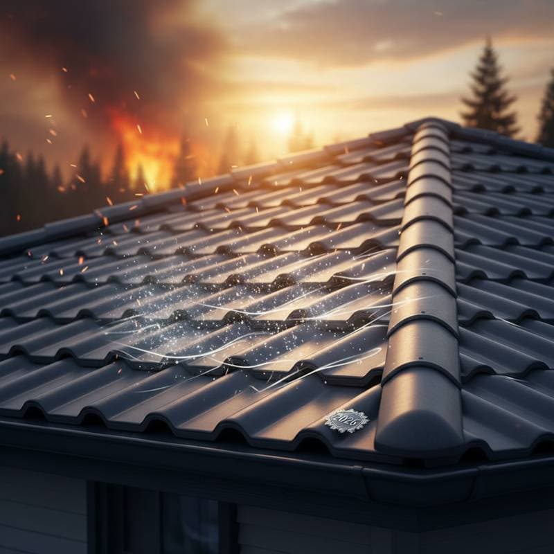 Featured image for Nano-Ceramic Coating Stops Ember Ignition on Roofs