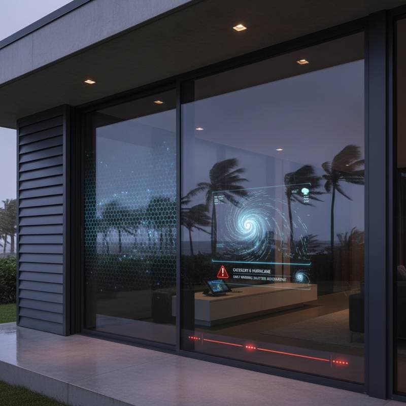 Smart Windows Give Hurricane Warning Before Alerts