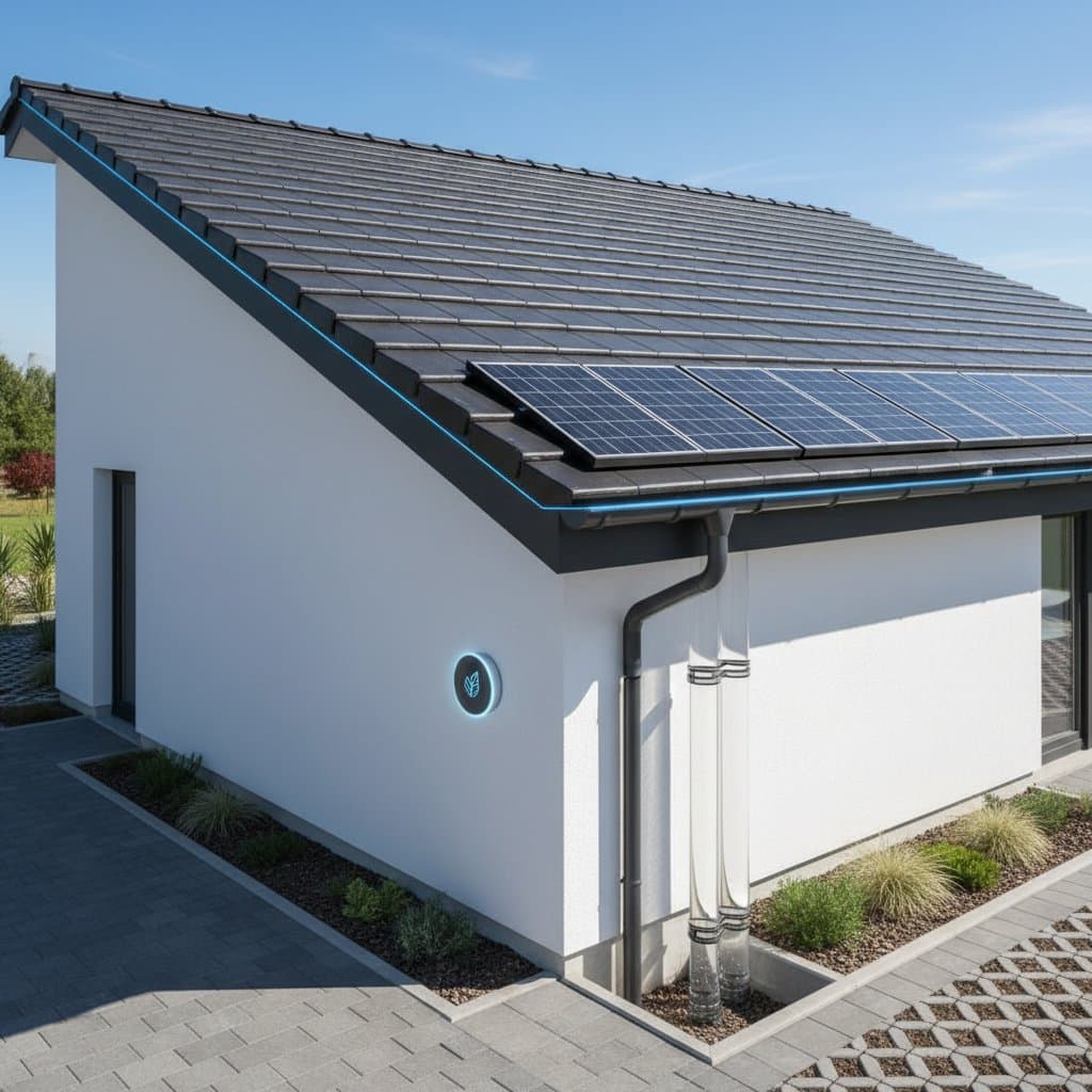 Solar Gutters Generate Power While Managing Rain