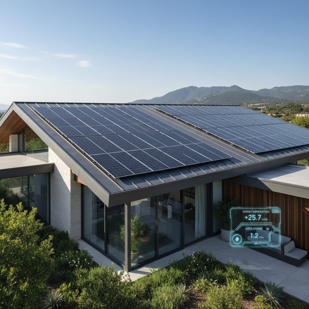 Hybrid Metal Roofs Merge Solar Power Into Structure