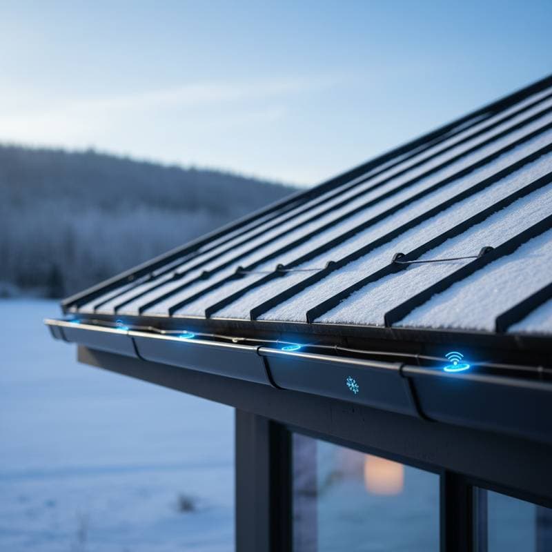 Image for Smart Gutters That Detect Ice Dams Before They Form