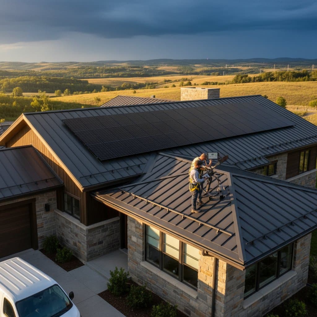 Solar Metal Roofs Cut Energy Bills and Storm Damage