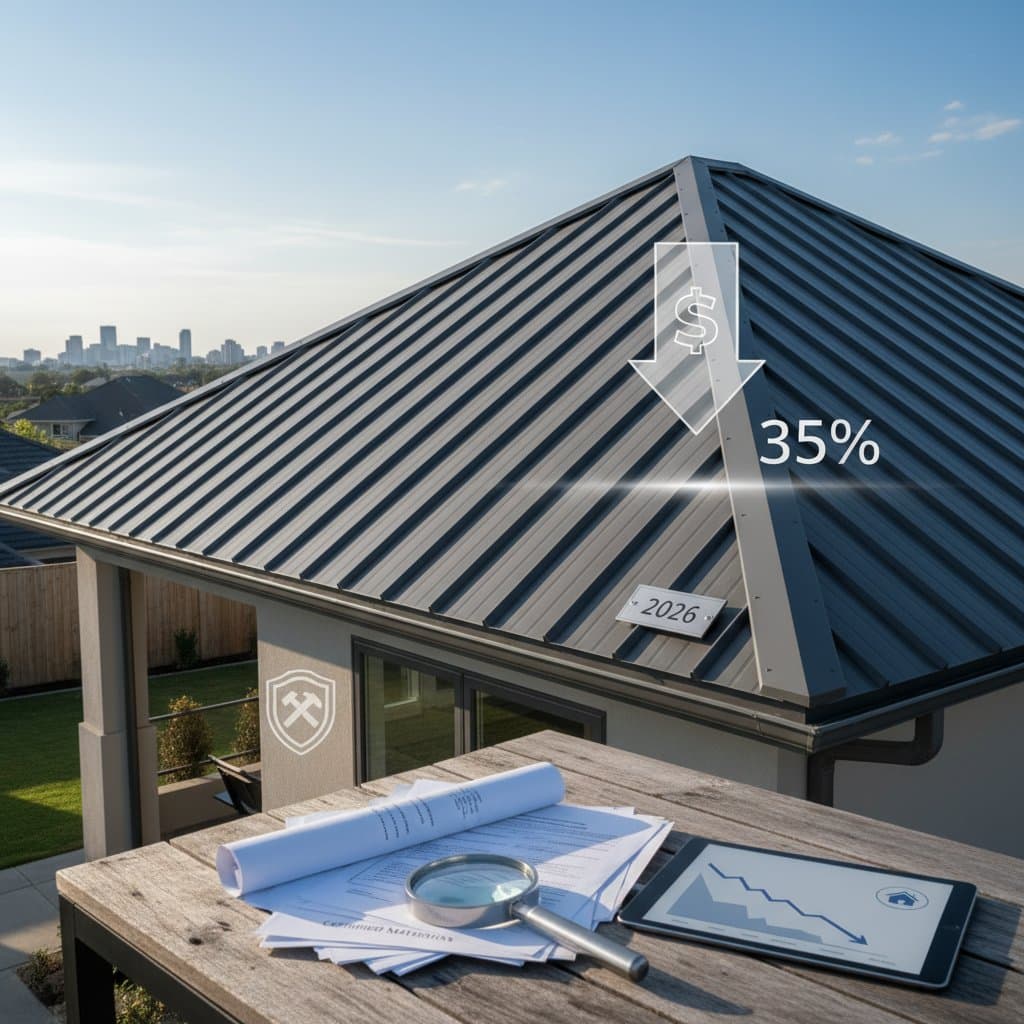 Image for Metal Roofs Slash Insurance Premiums by 35%