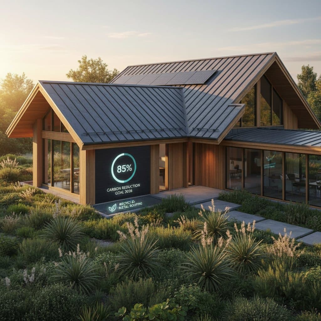 Recycled Metal Roofs Cut Carbon Emissions 85% by 2026
