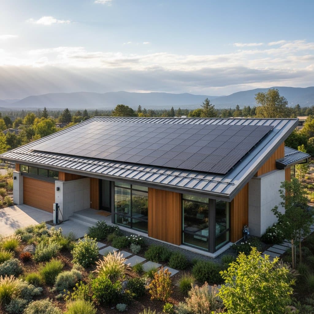 Image for Metal Roofs That Generate Power Without Bolt-On Panels