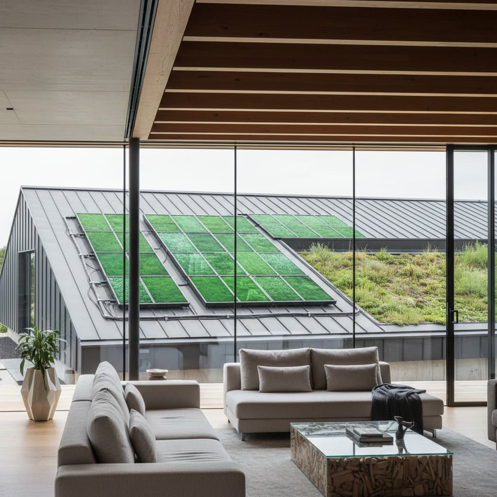 Featured image for Living Metal Roofs Cut Energy Bills 55% With Algae