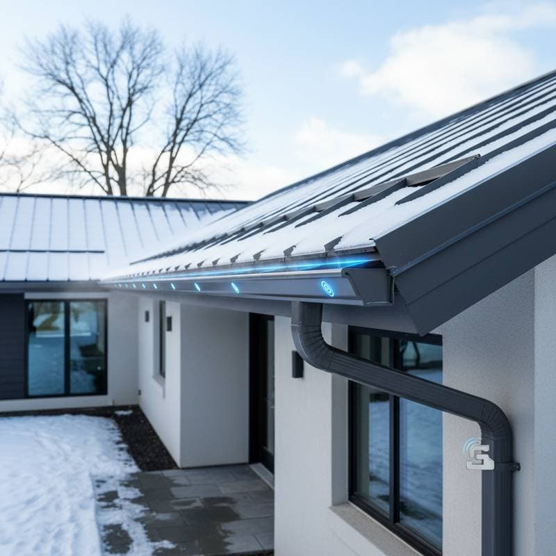 Image for Smart Gutters Detect Ice Dams, Saving You $20K