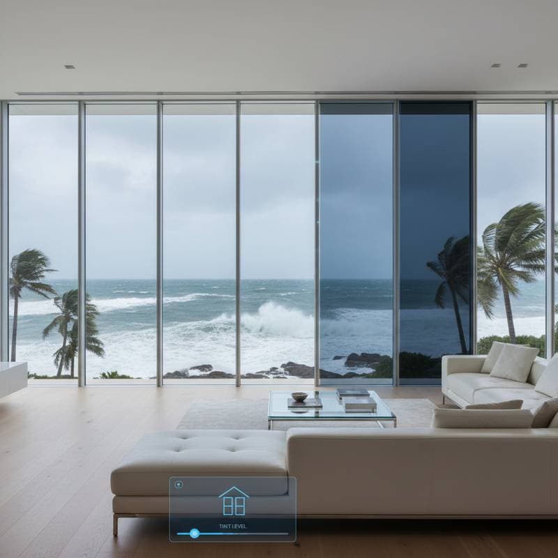 Image for Impact Windows That Darken on Command Block Storms and Glare