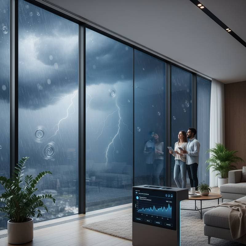 Image for Smart Windows React Instantly to Storm Threats