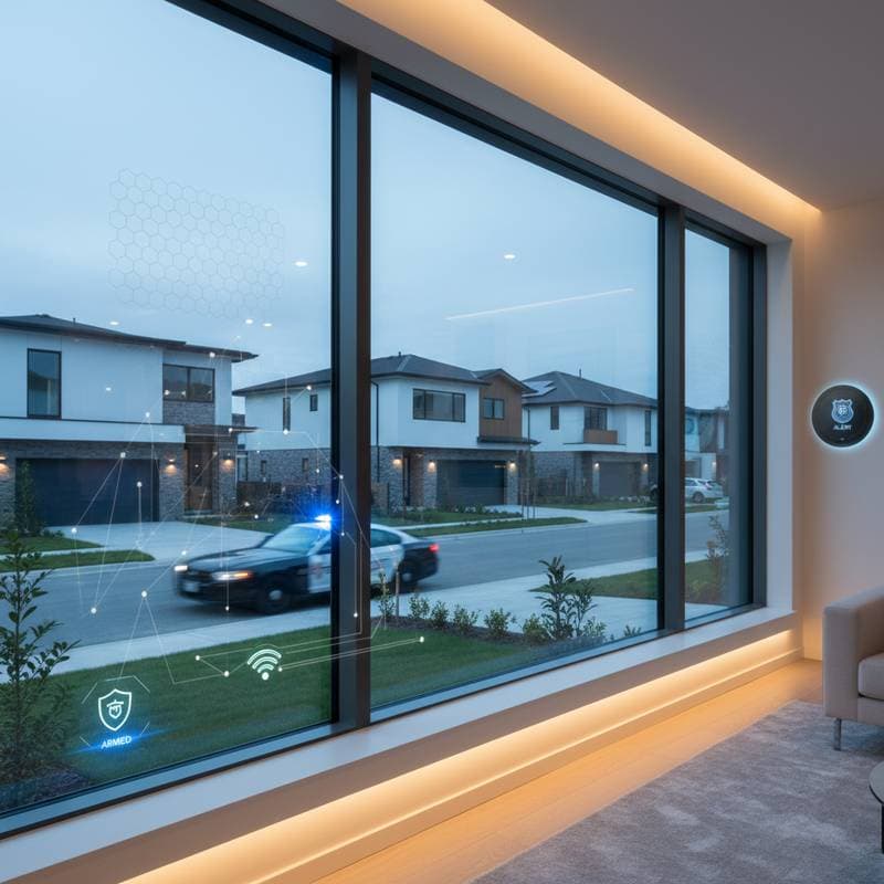 Featured image for Smart Impact Windows That Alert Police During Break-Ins