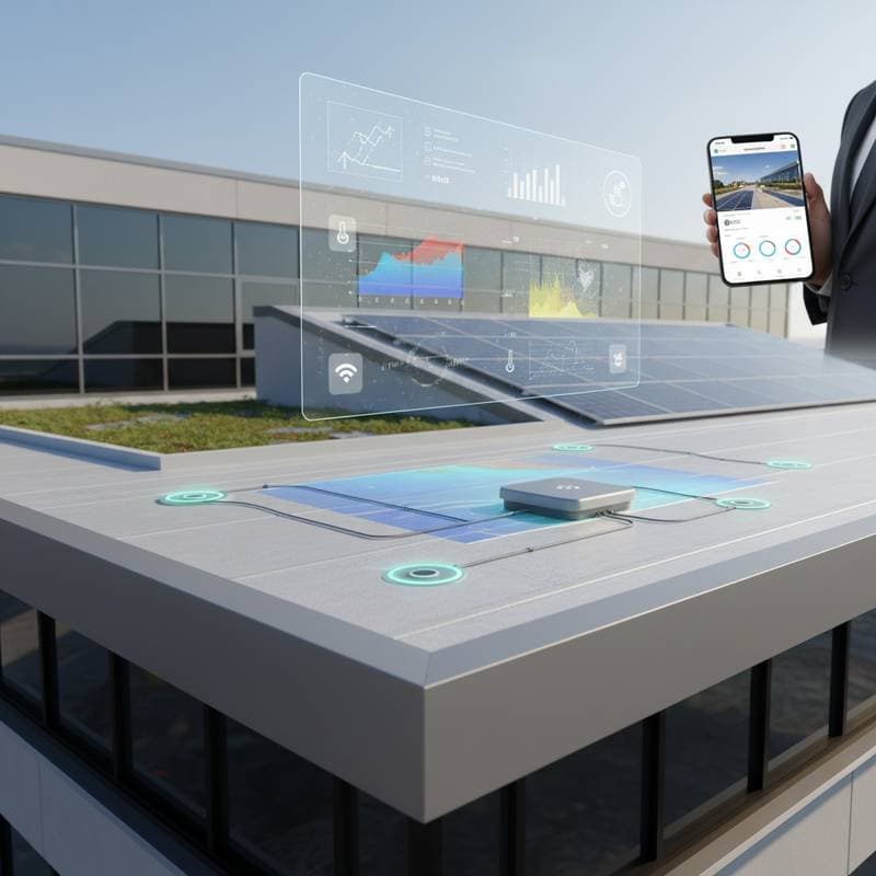 Smart Sensors Detect Roof Coating Failure Early