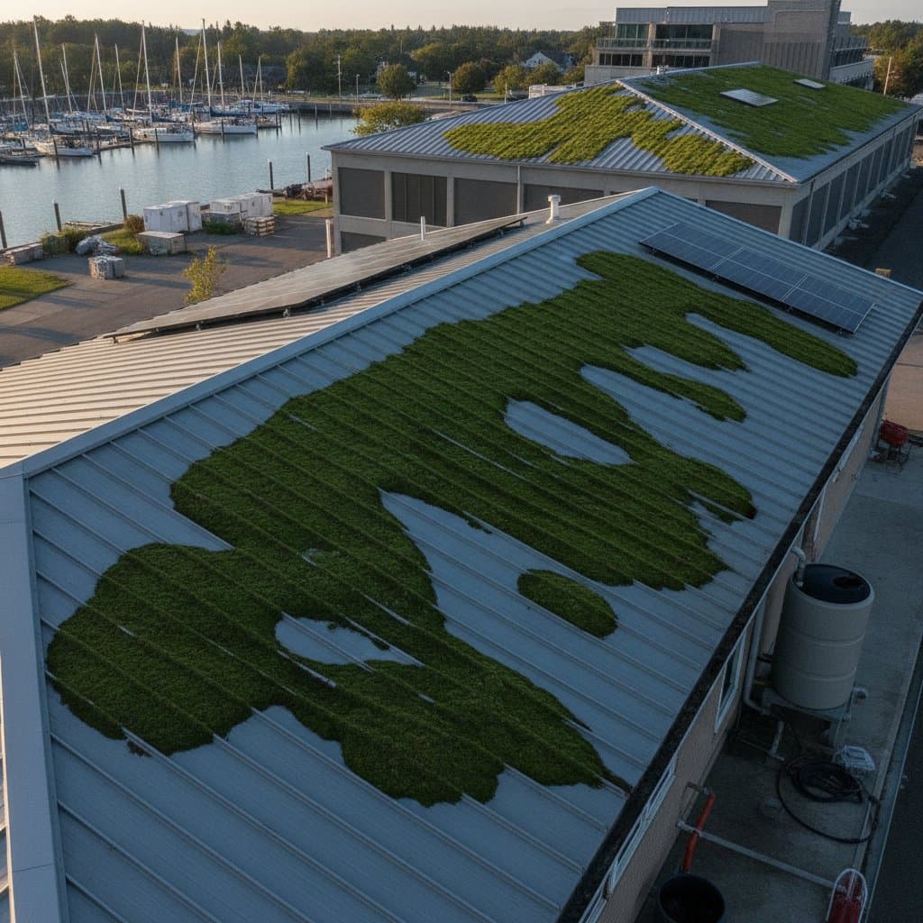 Algae Coating Cuts Metal Roof Heat by 25°F