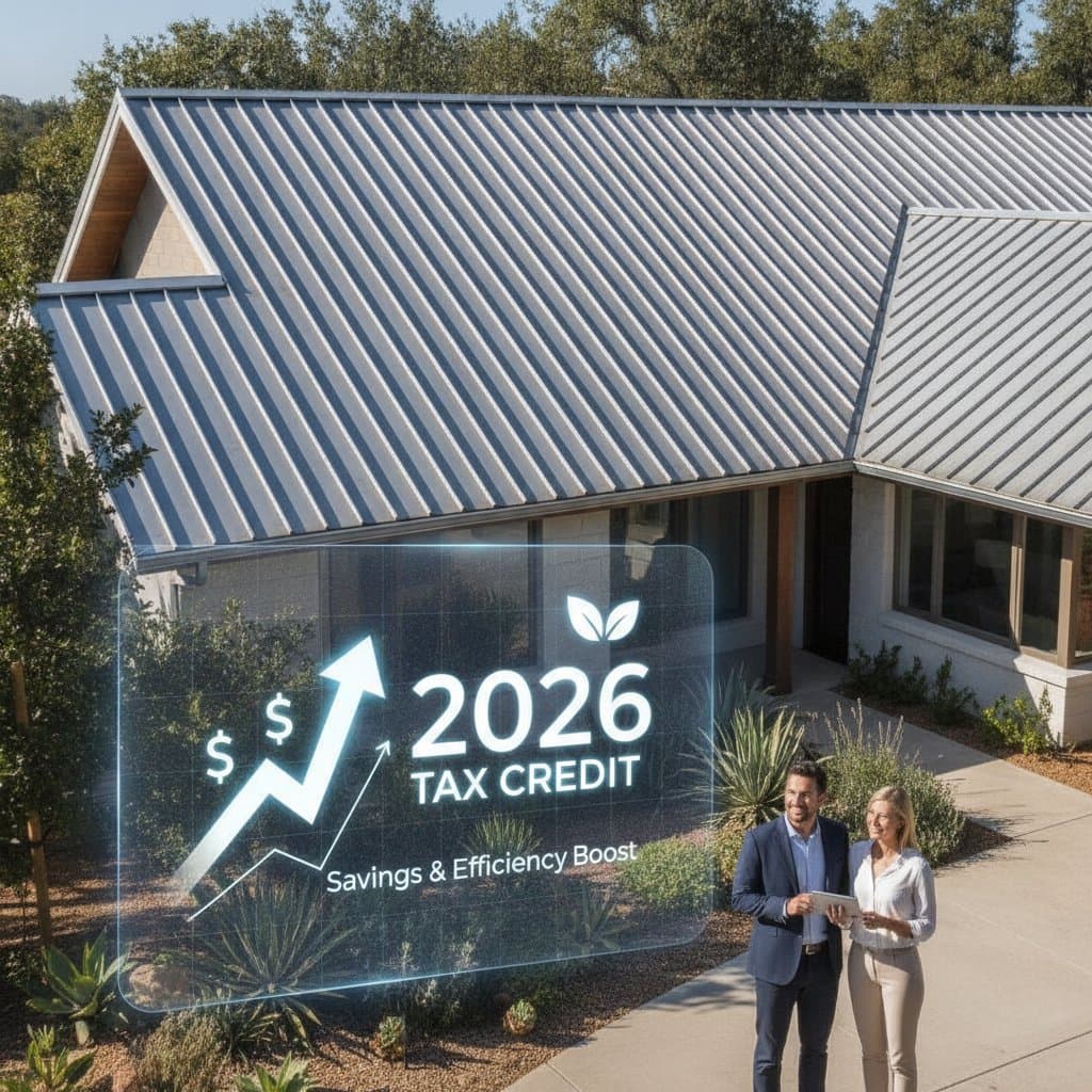 Tax Credits Make Recycled Metal Roofs More Affordable
