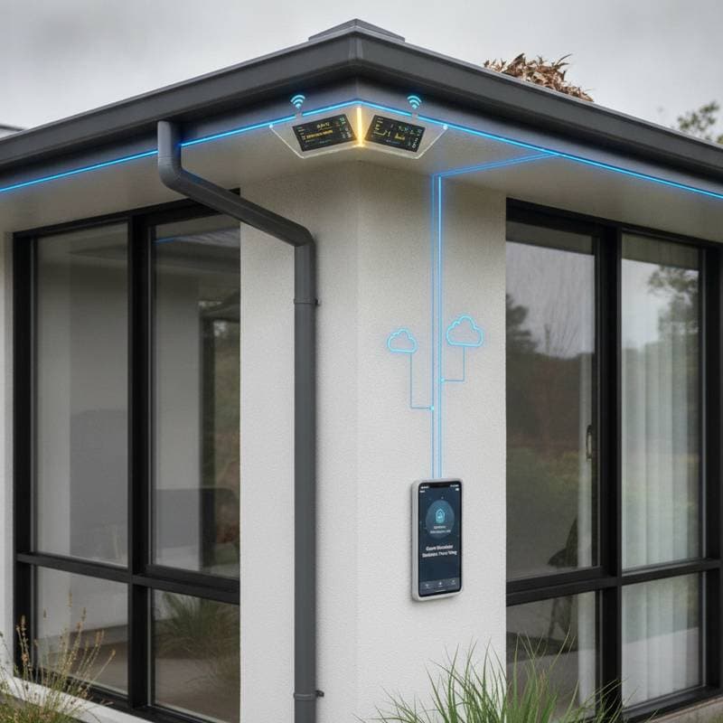 Image for Smart Gutters Alert You Before Clogs Cause Damage