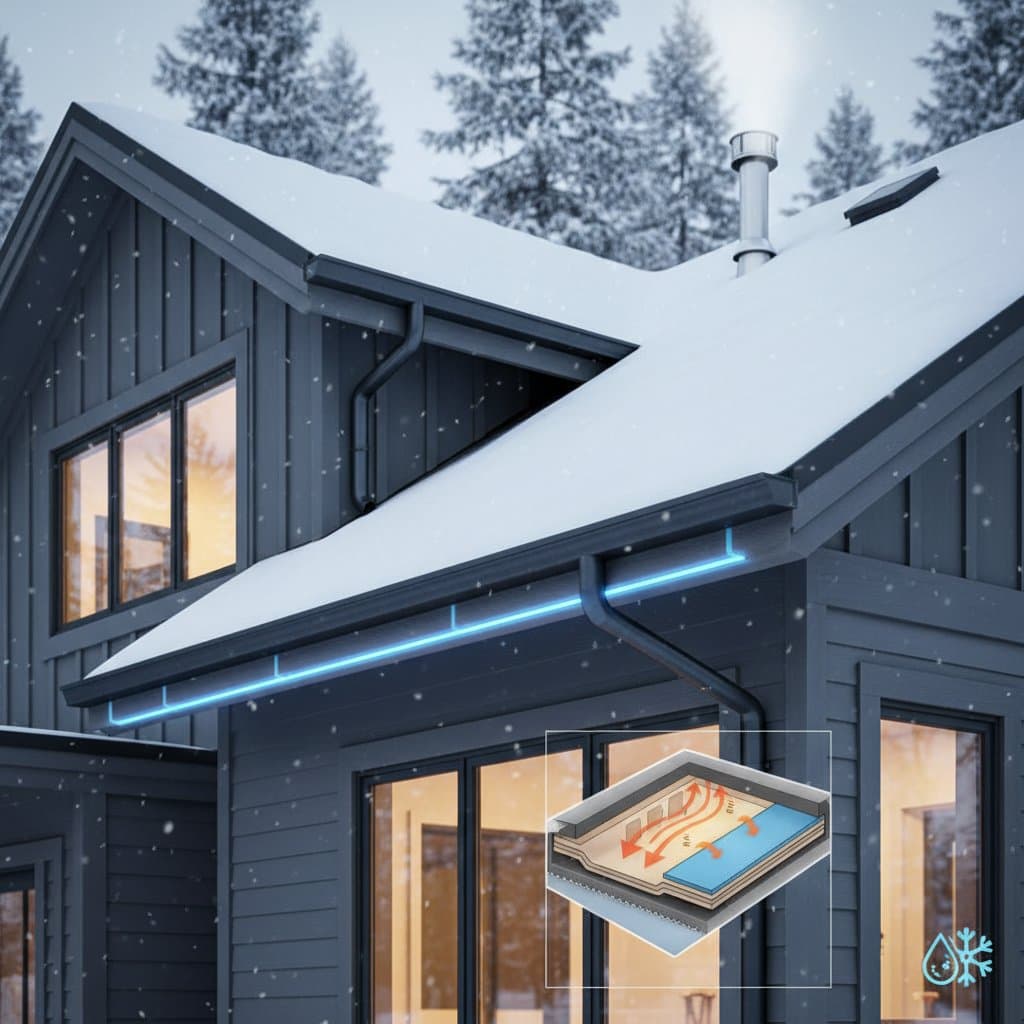 Seamless Gutters Stop Ice Dams Before They Start
