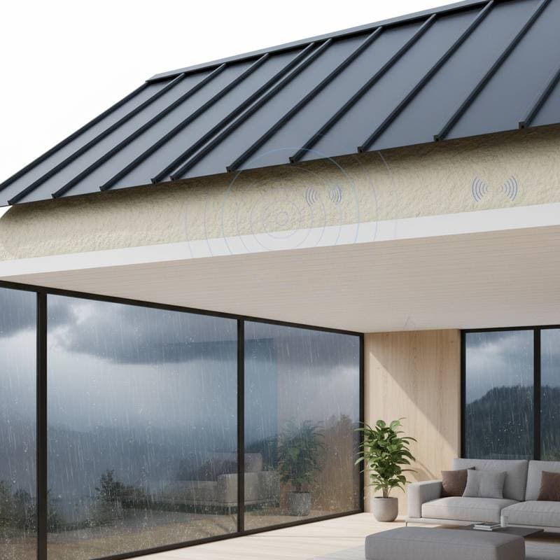 Featured image for Foam-Filled Roofs Slash Storm Noise by 60%