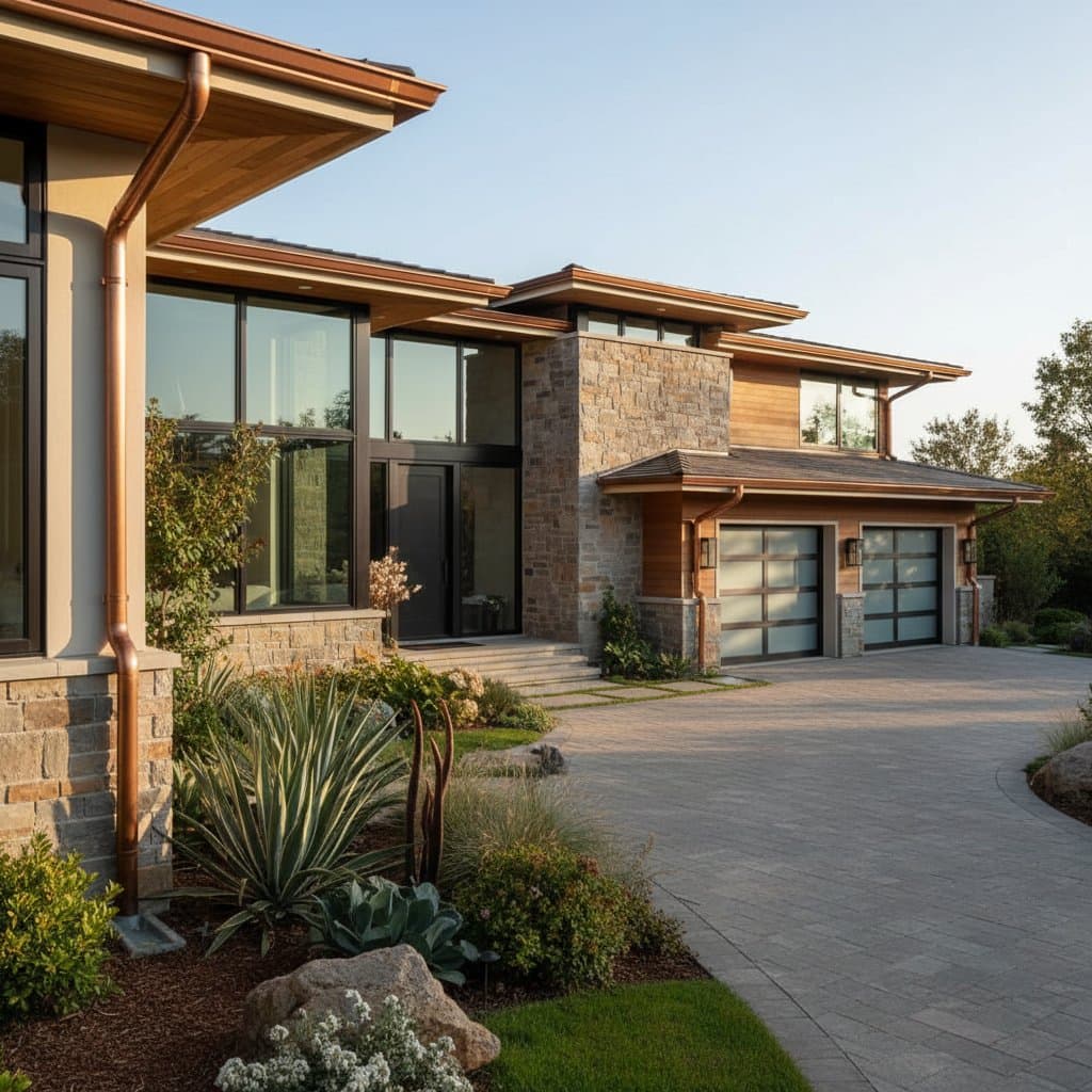 Why Luxury Homes Pay 3X More for Copper Gutters