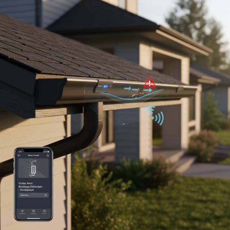 Smart Sensors Alert You Before Gutter Clogs Cause Damage