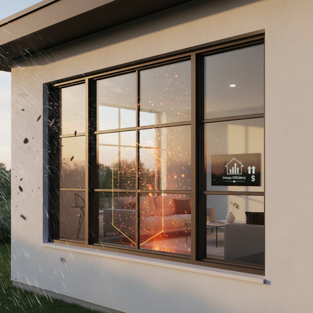 New Impact Windows Block Wildfires and Storms