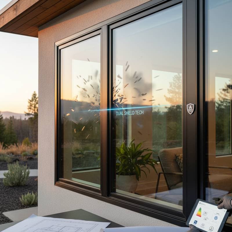 Impact Windows Stop Embers With Dual Shield Tech