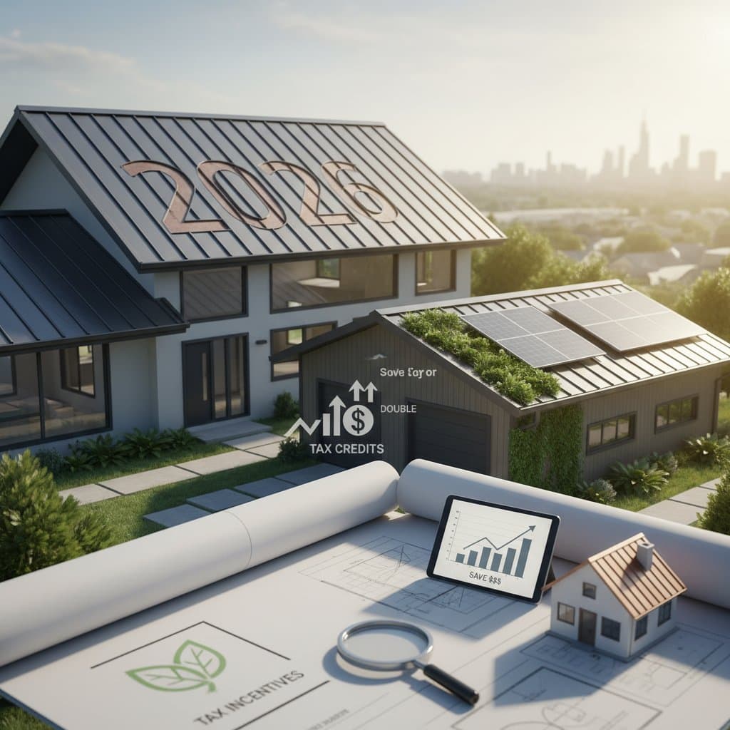 Double Tax Credits for Recycled Metal Roofs in 2026