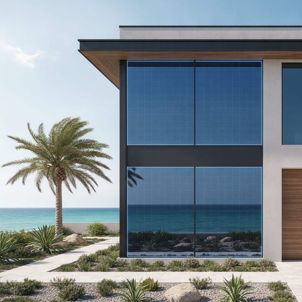 Featured image for Impact Windows Now Generate Solar Power While Protecting